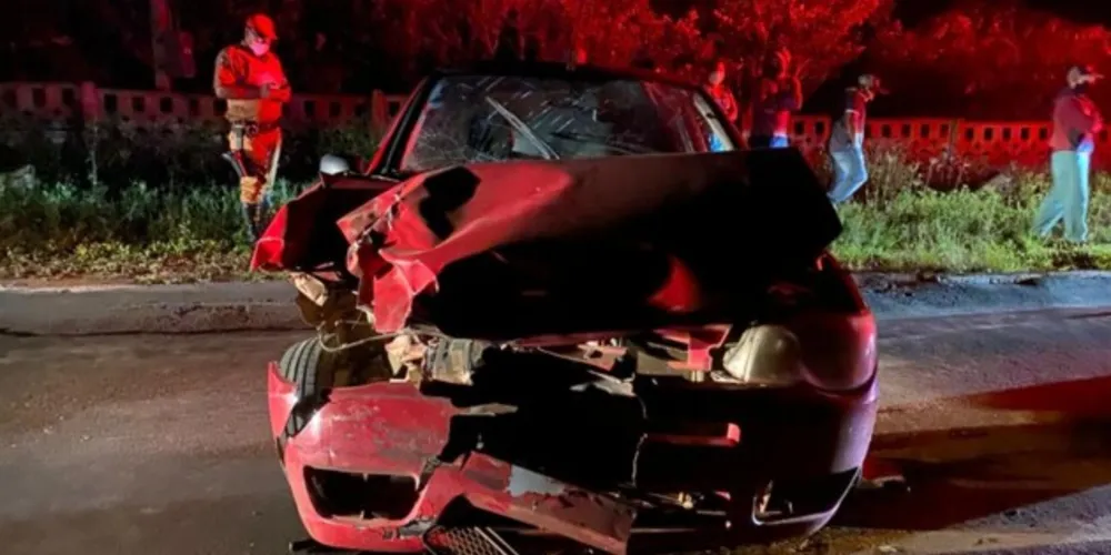 Acidente ocorreu na noite deste sábado (3), no km 366 da PR-151