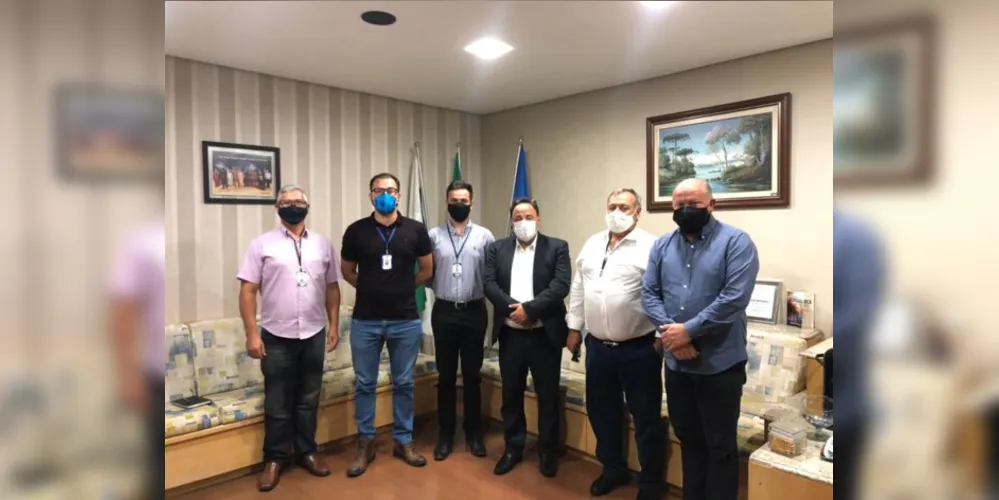 Vereadores firmam parceria com o deputado estadual e líder do Governo do Estado.