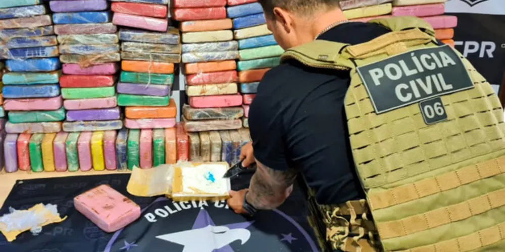 Imagem ilustrativa da imagem Polícia Civil apreende 700 quilos de cocaína em duas semanas