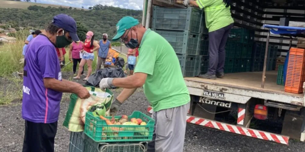 Distribuição dos alimentos deve iniciar na próxima segunda-feira (12).