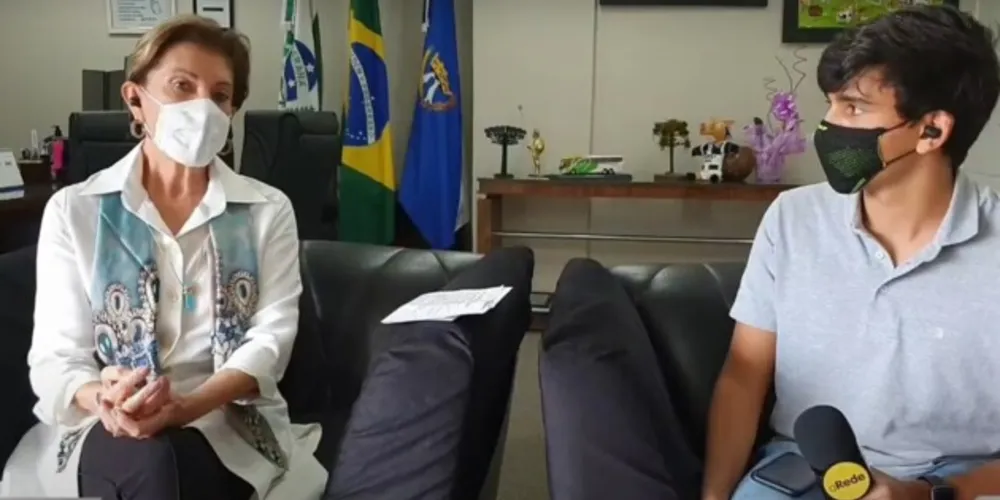 Prefeita concedeu entrevista ao Portal aRede na tarde desta sexta-feira