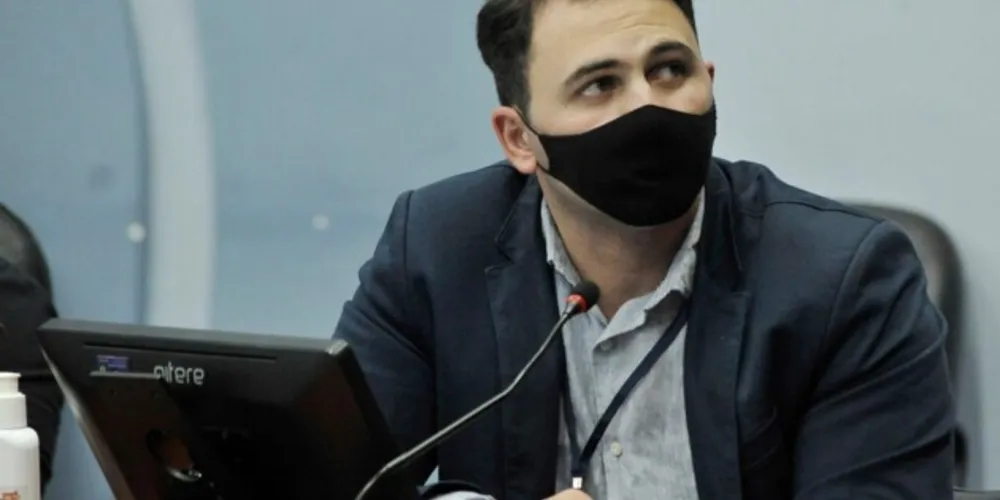 Vereador da cidade de Ponta Grossa, Felipe Passos (PSDB).