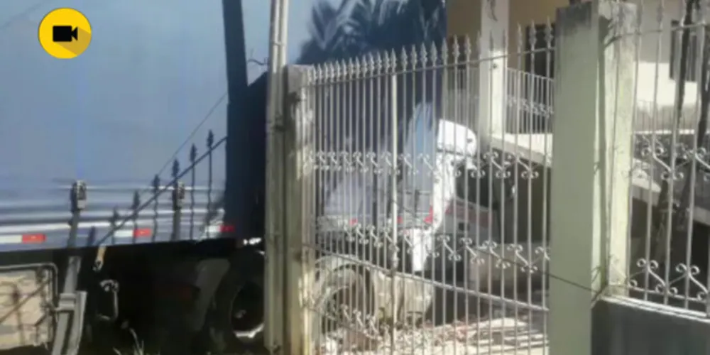 Imagem ilustrativa da imagem Caminhão dispara e atinge imóvel na Chapada