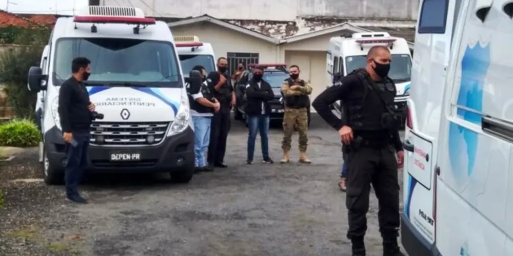 Presos foram transferidos de Palmeira para a Penitenciária de Ponta Grossa