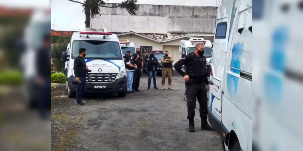 Presos foram transferidos de Palmeira para a Penitenciária de Ponta Grossa