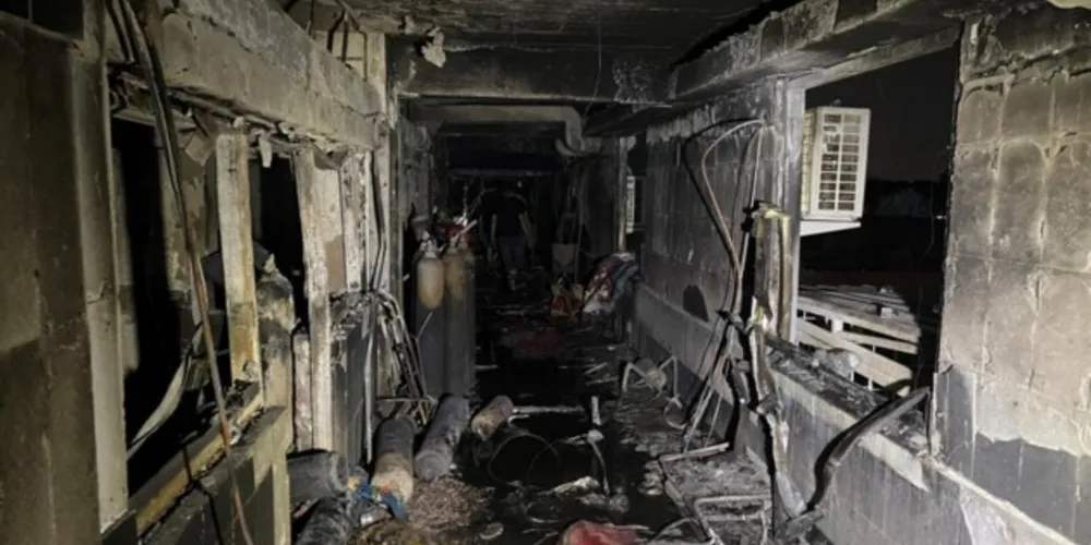 A maioria dos mortos e feridos eram pacientes do hospital.