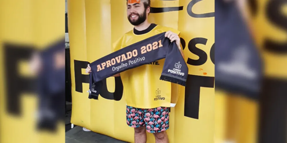 Matheus Von Jelita Salina, estudante do Colégio Positivo