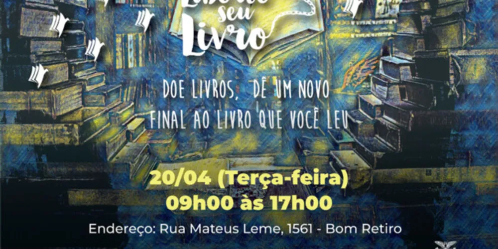 Imagem ilustrativa da imagem Celepar arrecada livros para incentivar a leitura