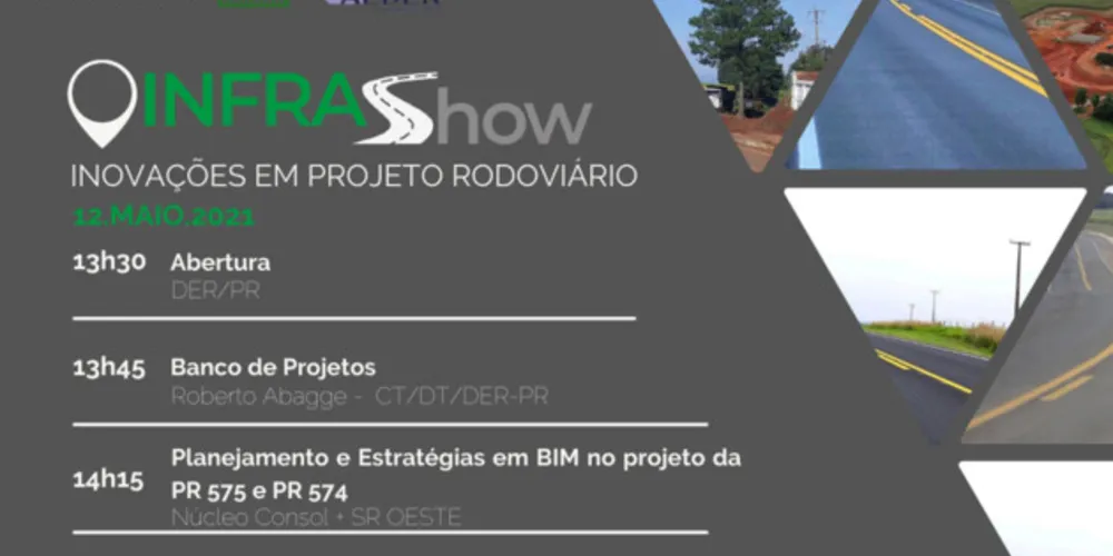 Imagem ilustrativa da imagem DER promove Infrashow para discutir inovações em projetos