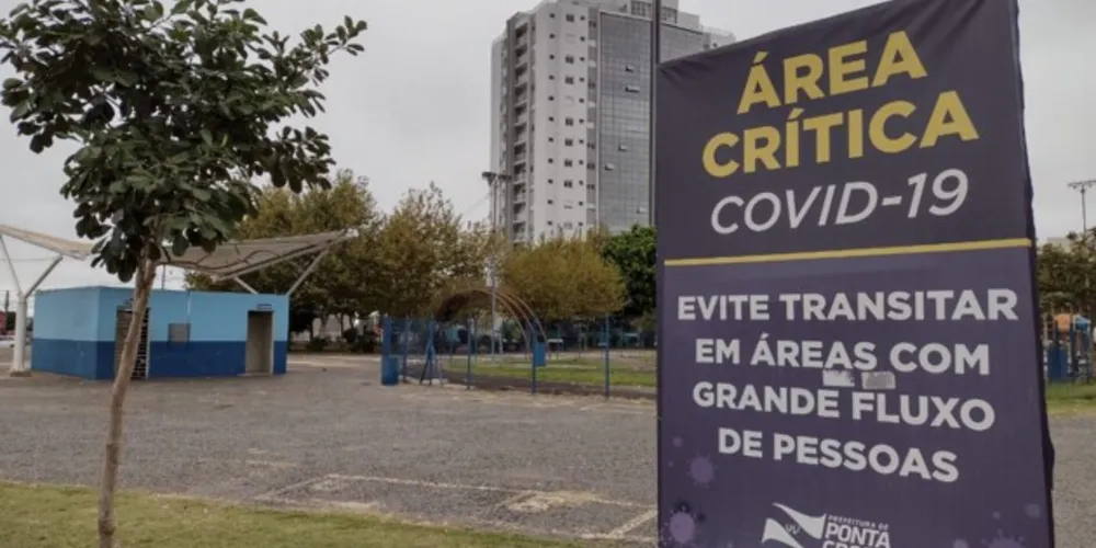Número de casos e óbitos volta a crescer em Ponta Grossa