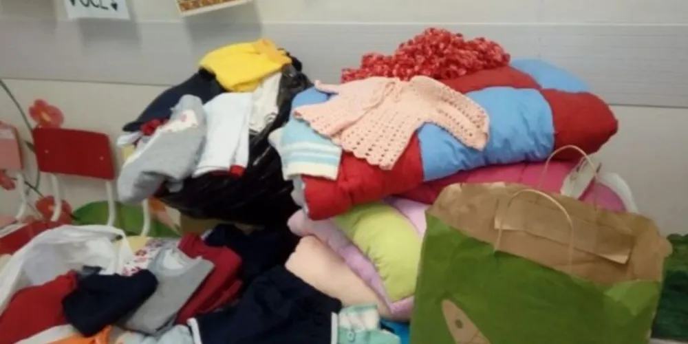 O objetivo é arrecadar roupa para as gestantes terem um enxoval digno para receber os seus filhos