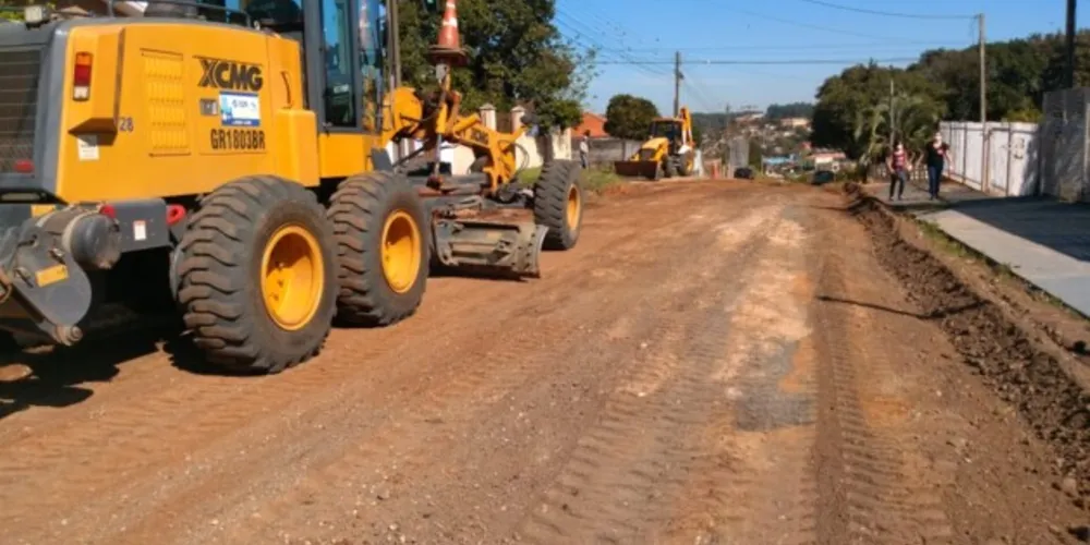 Ao todo, serão pavimentados 2500 m² através do Programa Asfalto Cidadão
