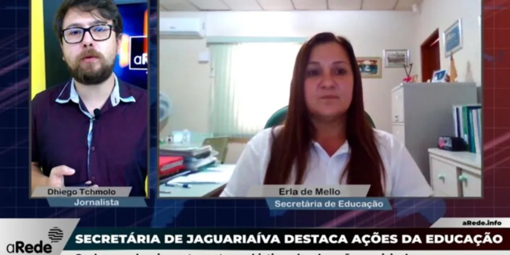 Imagem ilustrativa da imagem Vamos Ler entrevista secretária de Educação de Jaguariaíva