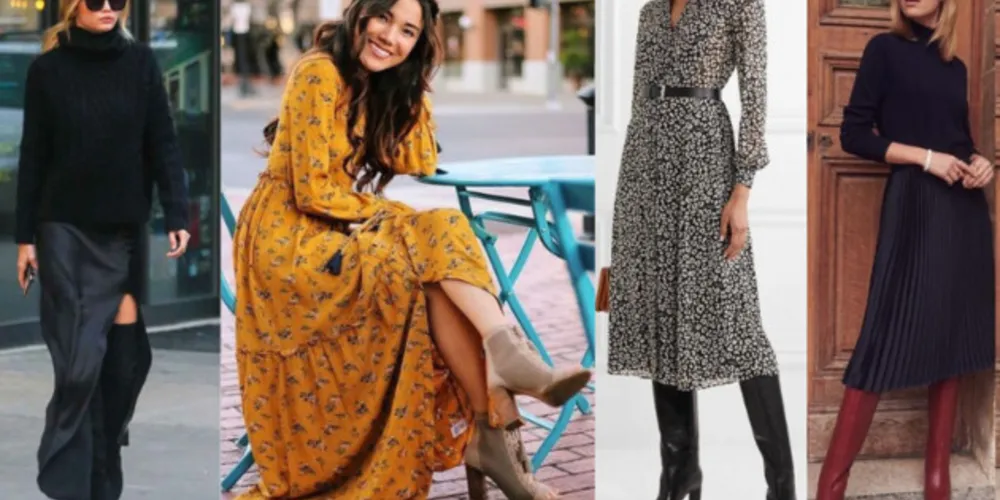 Alie seu vestido com meia-calça opaca e com fios encorpados, é uma ótima opção para um toque de estilo ao visual. 