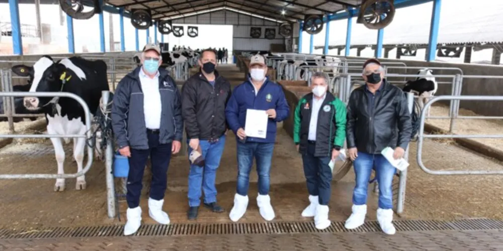 A certificação foi feita pelo Programa de Análise de Rebanhos Leiteiros do Paraná