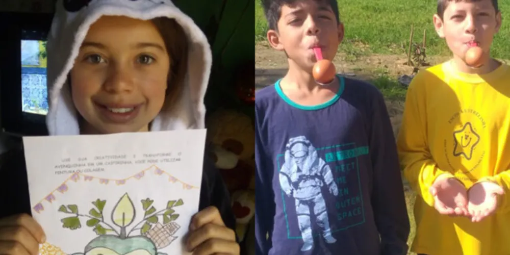 Registros mostram interações dos alunos