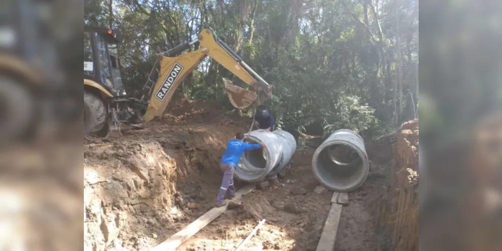 Obras na estrada da barrinha foram iniciadas nesta semana