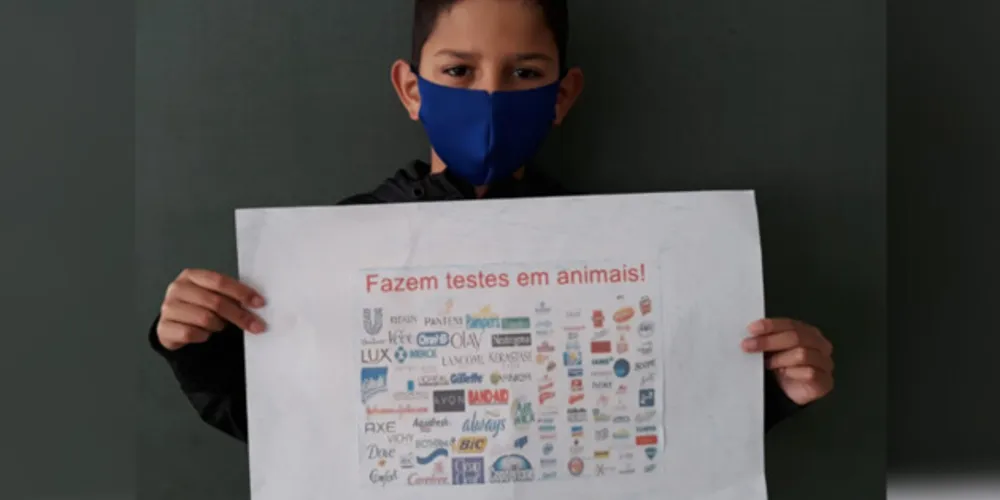 Alunos englobaram vários conteúdos para alertar sobre o tema
