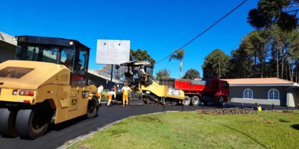 Pavimentação asfáltica 4350 m²