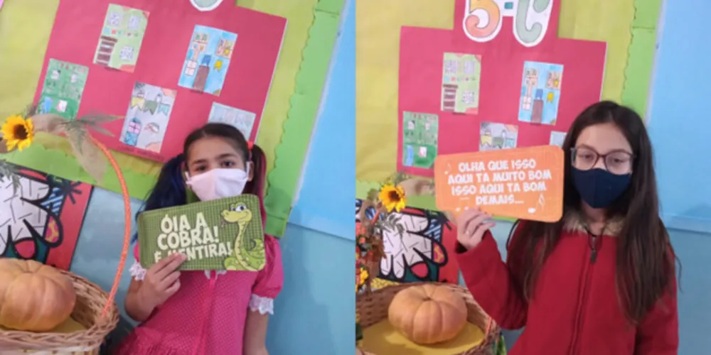 Registros mostram interação dos alunos através de variados recursos