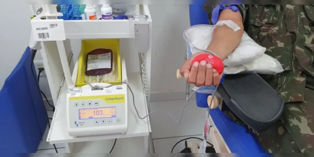 Cerca de 80 pessoas realizaram doações de sangue em Ponta Grossa. Ato é fundamental para manter os estoques do banco de sangue