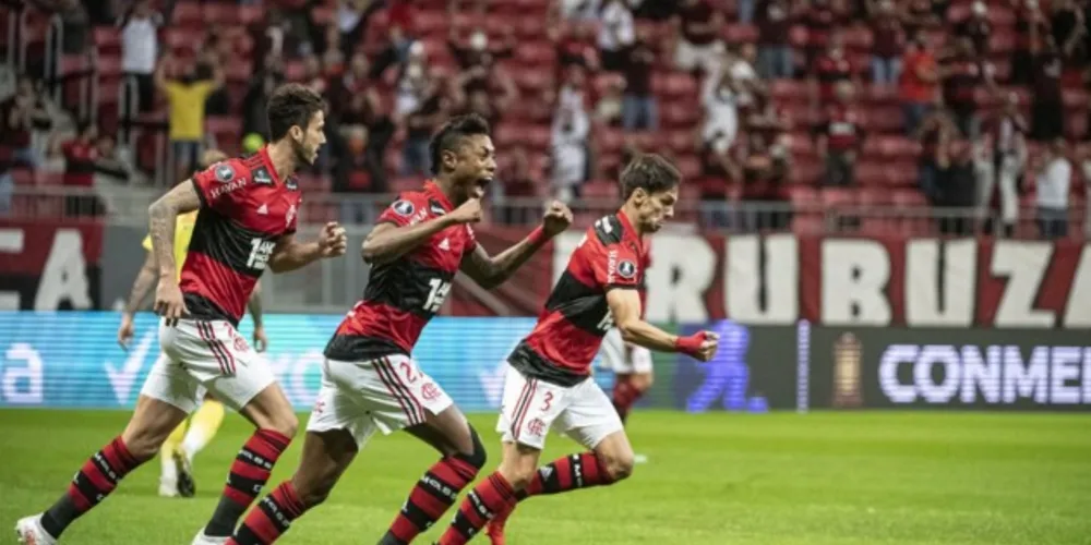 O Flamengo derrotou o Defensa y Justicia (Argentina) por 4 a 1