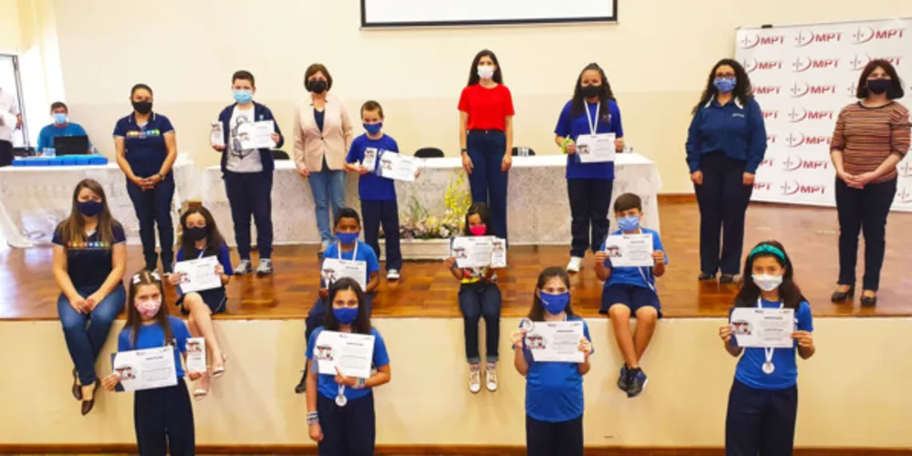 Onze alunos das escolas públicas tiveram trabalhos premiados em ação do MP e da SME contra o trabalho Infantil