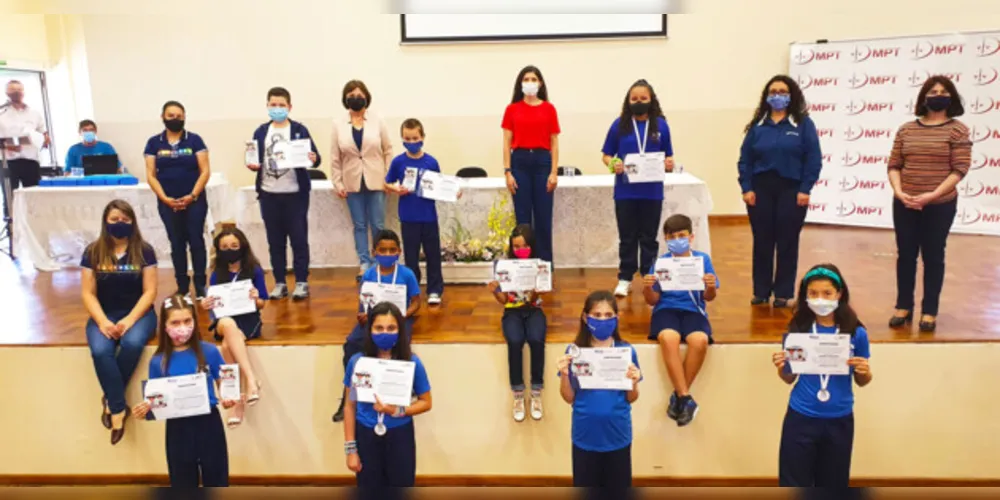 Onze alunos das escolas públicas tiveram trabalhos premiados em ação do MP e da SME contra o trabalho Infantil