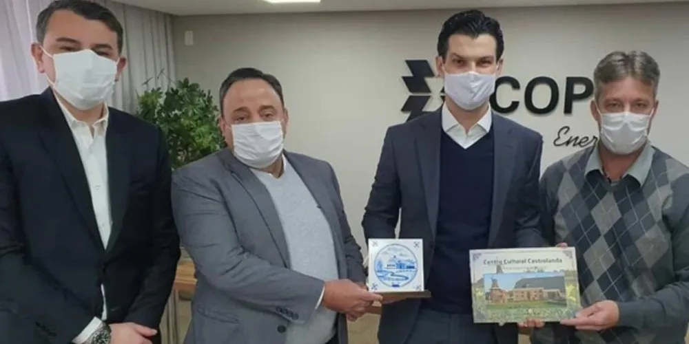 Deputado participou de reunião com o presidente da Copel para viabilizar apoio