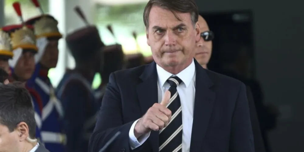 Presidente do Brasil, Jair Messias Bolsonaro (sem partido).