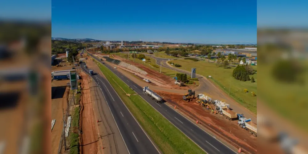 Obras de interseção nas rodovias que cruzam a cidade geram impostos e emprego