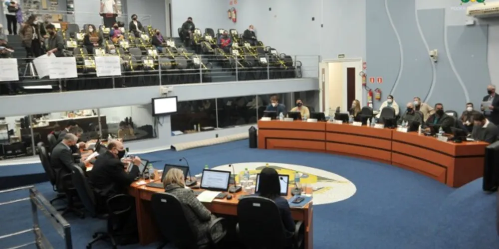 Plenário da Câmara Municipal de Ponta Grossa (CMPG).