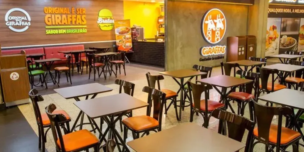 Giraffas é líder em vendas de refeições rápidas entre as empresas brasileiras