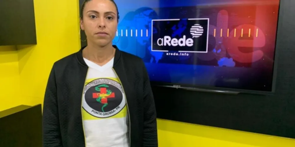 Rúbia Karine Marchinski, coordenadora do 'Gigantes da Enfermagem' de PG.