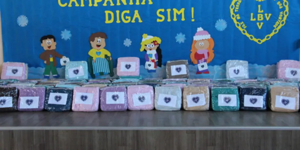 Entre os meses de junho, julho e agosto, a Legião da Boa Vontade realizou a entrega de 3.770 cobertores em todo o estado do Paraná