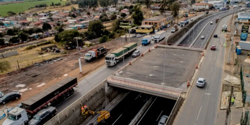  Interseção do Jardim Sabará, na BR 373, em Ponta Grossa, será entregue pela CCR RodoNorte agora no início de agosto