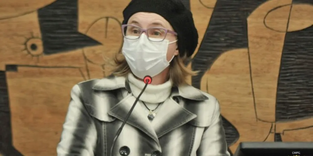 Vereadora de Ponta Grossa, Josiane Schade Kieras (PSOL).