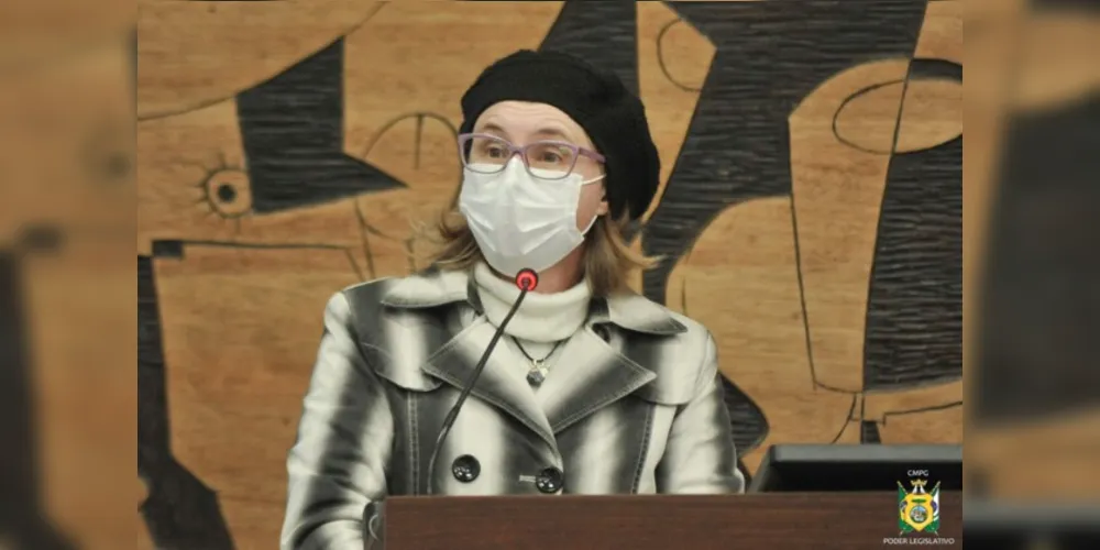 Vereadora de Ponta Grossa, Josiane Schade Kieras (PSOL).