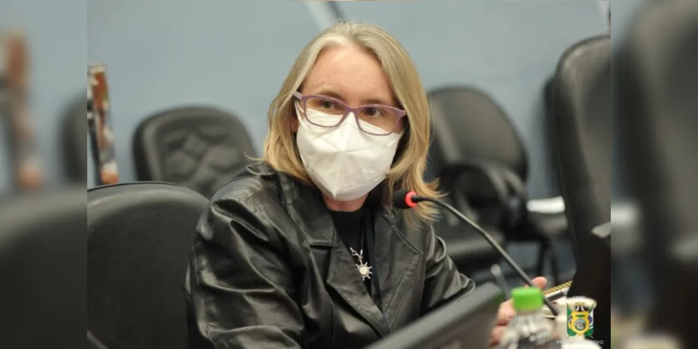 Vereadora de Ponta Grossa, Josiane Schade Kieras (PSOL).