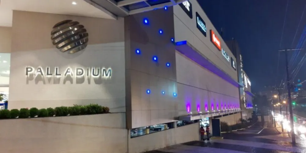 Imagem ilustrativa da imagem Palladium PG troca iluminação em alusão ao Junho Violeta