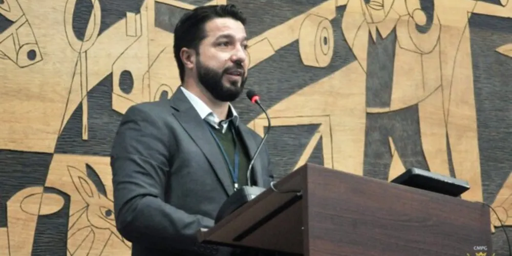 Vereador da cidade de Ponta Grossa, Leandro Bianco (Republicanos).