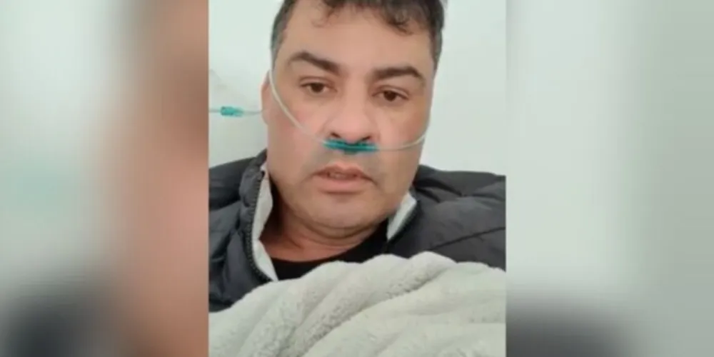 Rangel foi positivou para a covid no dia 23 de junho, mas o quadro intensificou e ele foi levado para uma casa hospitalar