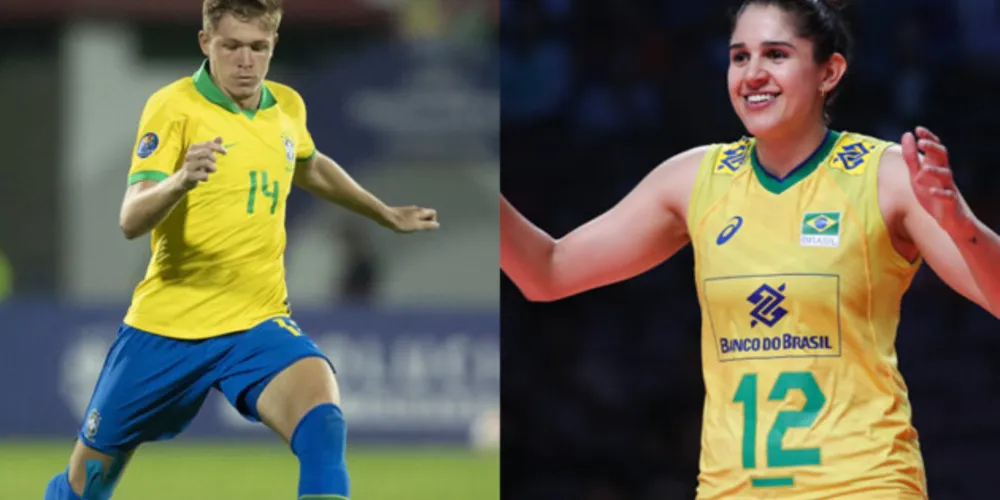 Os dois atletas subiram ao pódio no último final de semana