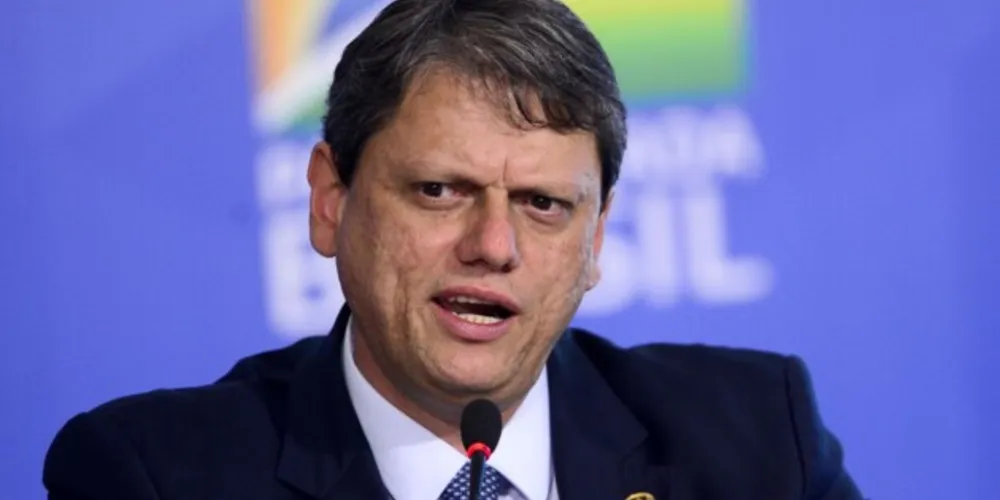 Ministro da Infraestrutura do Brasil, Tarcísio Gomes de Freitas.