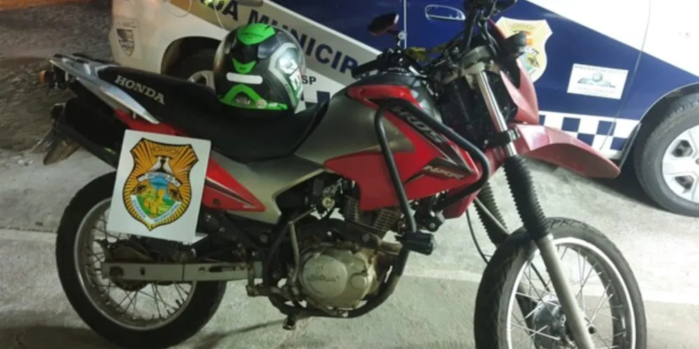 Honda NXR 150 BROS KS estava com alerta de furto há dois meses.