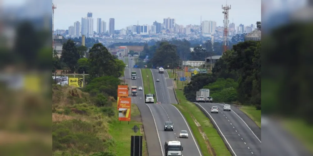 Pista entre Ponta Grossa e Curitiba será fechada nesta tarde