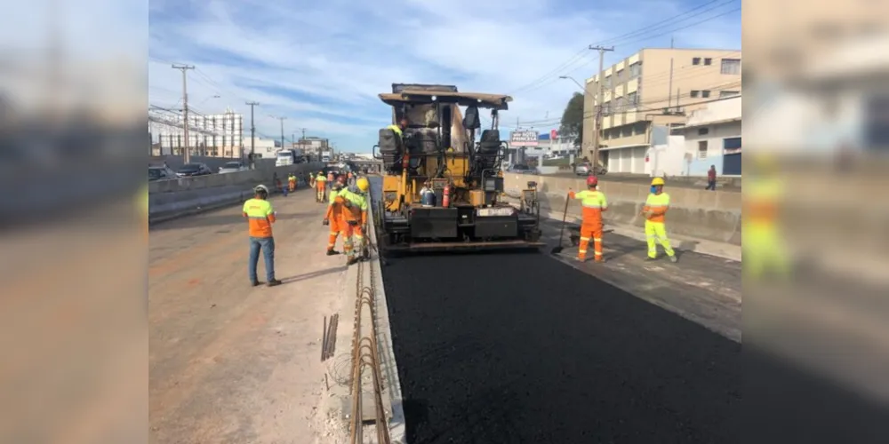 Imagem ilustrativa da imagem CCR inicia pavimentação na Avenida Souza Naves