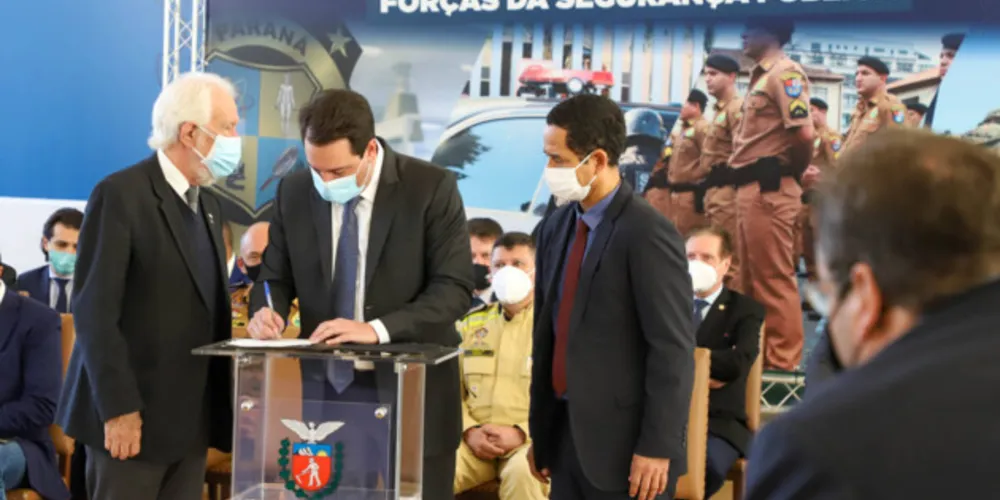 O governador Carlos Massa Ratinho Junior anuncia nesta terça-feira (17) o pagamento das promoções e progressões dos profissionais vinculados à Secretaria de Estado da Segurança Pública.