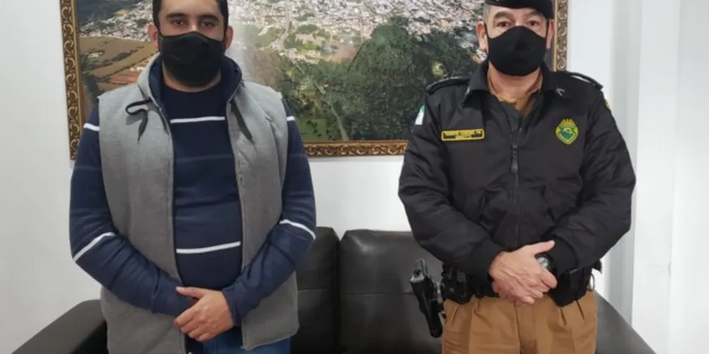 Prefeito esteve reunido com comandante da Polícia Militar nesta terça-feira (22)