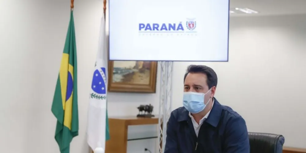 Governador do Paraná, Carlos Massa Ratinho Junior (PSD).